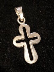1″ 925 Sterling Silver Crucifix Cross Charm Pendant Unique Design