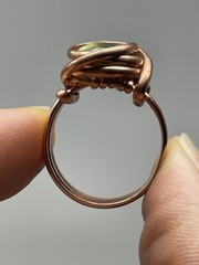 Labradorite Elegant Copper RING Size 6.0 ONLY Artisan-crafted Polished P1