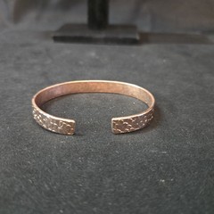 Handmade Magnet Health Copper Cuff Bracelet with Unique Design From Mexico