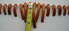 Large Athabaskan Beaver Tooth Necklace and Matching Earrings