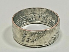 Hawaii Ring State Quarter Coin Ring Hand Made