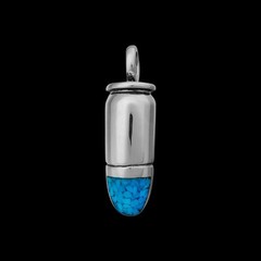 Bullet Pendant, 925 Sterling Silver Pendant, Ammo Pendant, Ammunition…