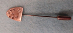 Sterling «Stars» Stick Pin; Made in USA by Peggy Johnson, 1980s