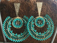 Hand Woven Earring / Aretes Tejidos a Mano