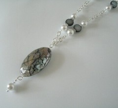 Mother Of Pearl Boho Bohemian Hippie Beach Ocean Wedding Necklace