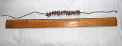 PASTEL Crystal & Natural Pearl adj 16″-19″ beaded necklace HANDCRAFTED