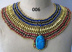 Egyptian Queen Cleopatra style Pharaoh’s Necklace/Collar/Haloween.