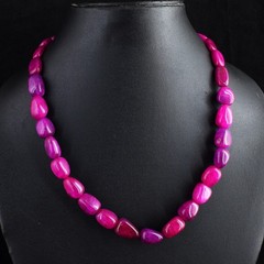 Superb Top Grade Ruby 354.00 Cts Single Strand Beaded Necklace Jewelry RK 02E717