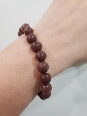 Purple Aventurine Natural Gemstone Crystal Bead Stretch Bracelet 8mm 16cm Gift