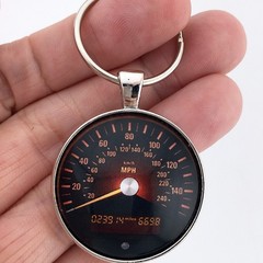 Vintage 2000’s BMW Z8 160 MPH Speedometer 1.2″ Diameter Keychain
