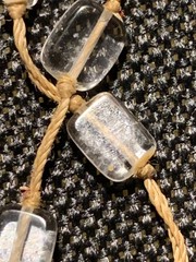 Silpada Silver Cultured Pearls & Clear Natural Stones Necklace