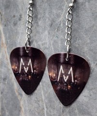 Maroon 5 It Won’t Be Soon Before Long Dangling Guitar Pick Earrings