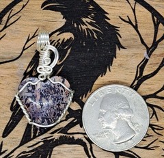 Tiffany Stone Heart Pendant