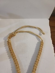 Handmade Hemp Knot Necklace Sterling 925 Tiger Eye Pendant Boho Healing 18″-24″