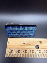 Dichroic Fused Glass Bill Clip ($ Not Included)