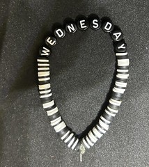 Wednesday Addams (Addams Family) Heishi Bracelet