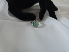 Vintage Bell Trading Post Ring Turquoise Sterling Silver Size 5.5
