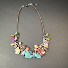 Handcrafted Multicolor Beaded Statement Bohemian Necklace