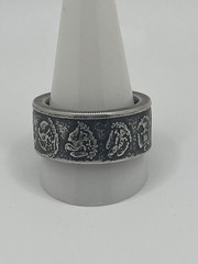 2023 Mexican Libertad Silver Coin Ring -. 999 Silver – Size 11