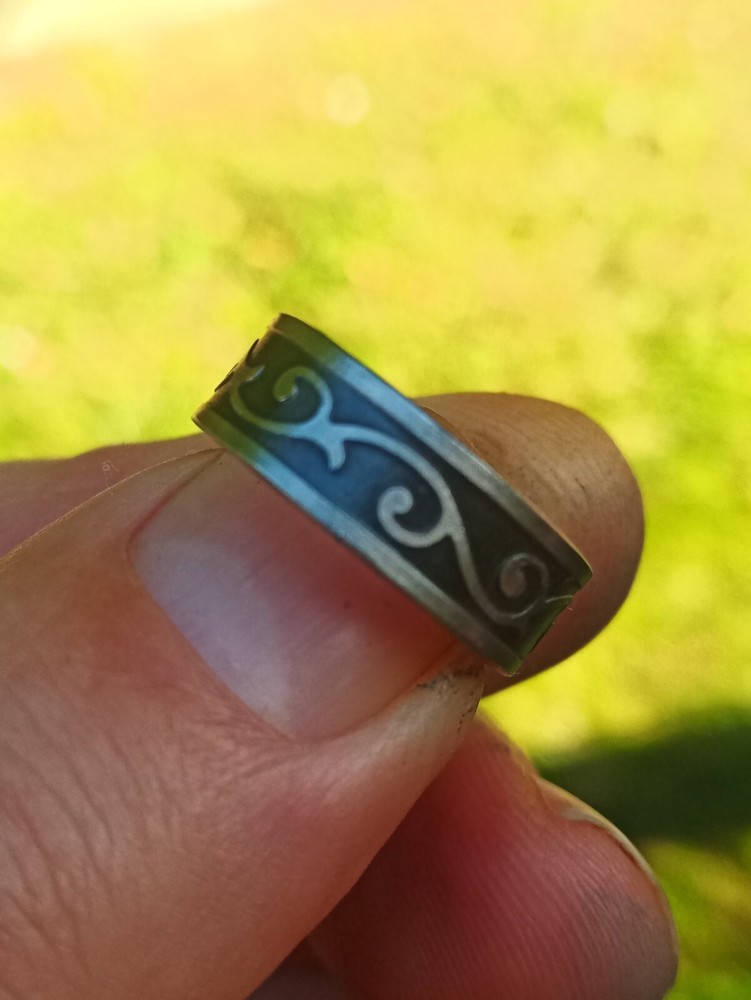 Vintage Handmade Stainless Steel Spoon Ring Size 6.0