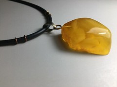 Natural Baltic Amber Pendant Natural stone Female