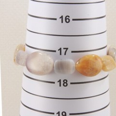Mix Shape Multi-Color Agate Beads Bracelet – Style A.C