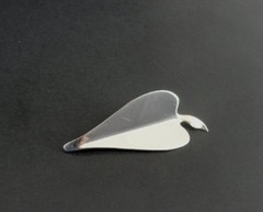 Brooch Silver Leaf Vintage Signed UF 925 S Leaf Sterling Silver Brooch Pin