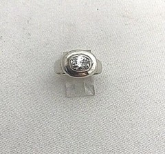 Sterling Silver .925 7mmx 9mm Oval CZ Solitaire Ring Band