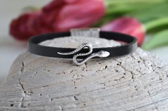 Leather Bracelet with Horseshoe Charm Lucky Charm Bracelet Handmade Unisex Gift
