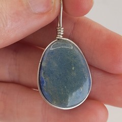 5 Interchangeable Dainty Polished Stone Jasper turritella Agate Pendant Necklace