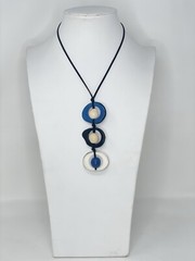 Handmade Set Necklace And Earrings Acacia seed and Tagua
