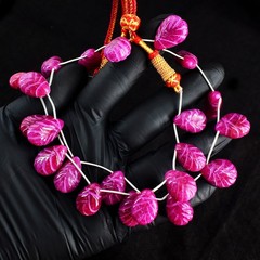 Most Outstanding Carved Ruby 409.Cts Elegant Beaded Necklace Jewelry RK 15 E761