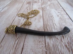 Otter Penis Bone Pendant Necklace Love Bone Baculum Animal Bone Jewelry