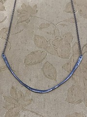 Silpada Sterling Silver 925 Designer Signed Large Arc Chain Link Necklace 18”