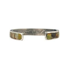 Lester James, Bracelet, Damele Turquoise, Sterling Silver, Navajo, 6 1/2″