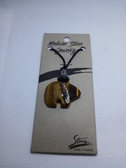 Storrs Medicine Stone Jewelry Necklace Canada Bear Mountain Pendant Earth Nature