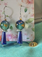 Woman’s Hand Crafted Earrings By Earth Dreams Sterling Silver 1.3/4 Inch