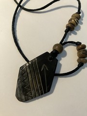 Indian Horn Pendant Necklace