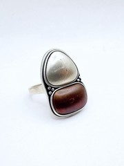 Silpada Modern History Sterling Silver and Copper Ring Size 10 R2756