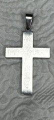 Stainless Steel Silver Cross Pendant
