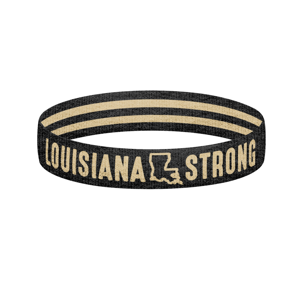 Reversible Louisiana Strong Wristband Bracelet Louisiana Bracelet