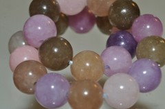 7.2″ 8mm Distinctive~Muti-Hue RAINBOW TOURMALINE Stretch Bracelet – E1337