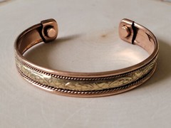 Copper Magnetic Bracelet Arthritis Pain Therapy Energy Cuff Bangle Men & Women