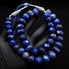 Blue Sapphire Amazing Cut 1084.Cts Beaded Awesome Jewelery Necklace VK 39 E594
