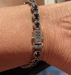 Black Tennis Bracelet