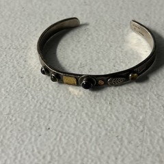Lucinda Moran Sterling Silver “Protect This Woman” Cuff Bracelet