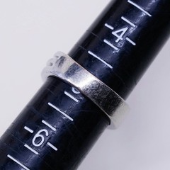 Size 5, Sterling silver ring, 925 silver with round cut CZ cluster