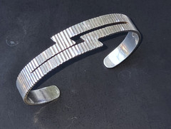 VTG Taxco «2 Trees» TS-30 925 Modernist Cuff, Ring. Earrings Married Suite