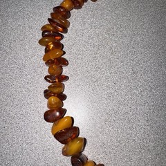 Natural Baltic Amber Honey, Butterscotch & Deep Cognac Necklace 20″ -66.3g