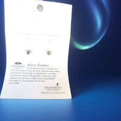 Danforth Pewterers Angel Gabriel Earrings Artisan
